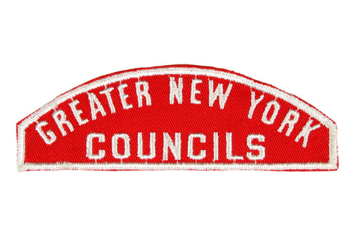 Greater New York Councils Red and White Council Strip