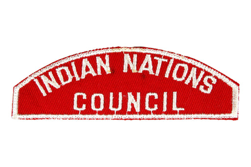 Indian Nations Red and White Council Strip