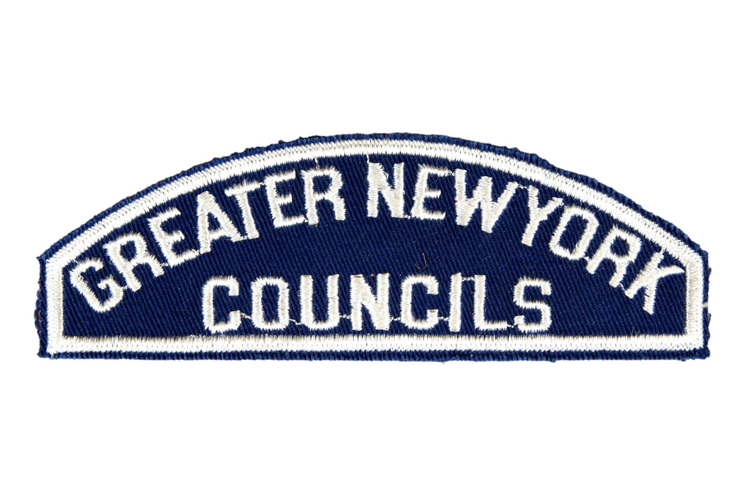 Greater New York Councils Blue and White Council Strip