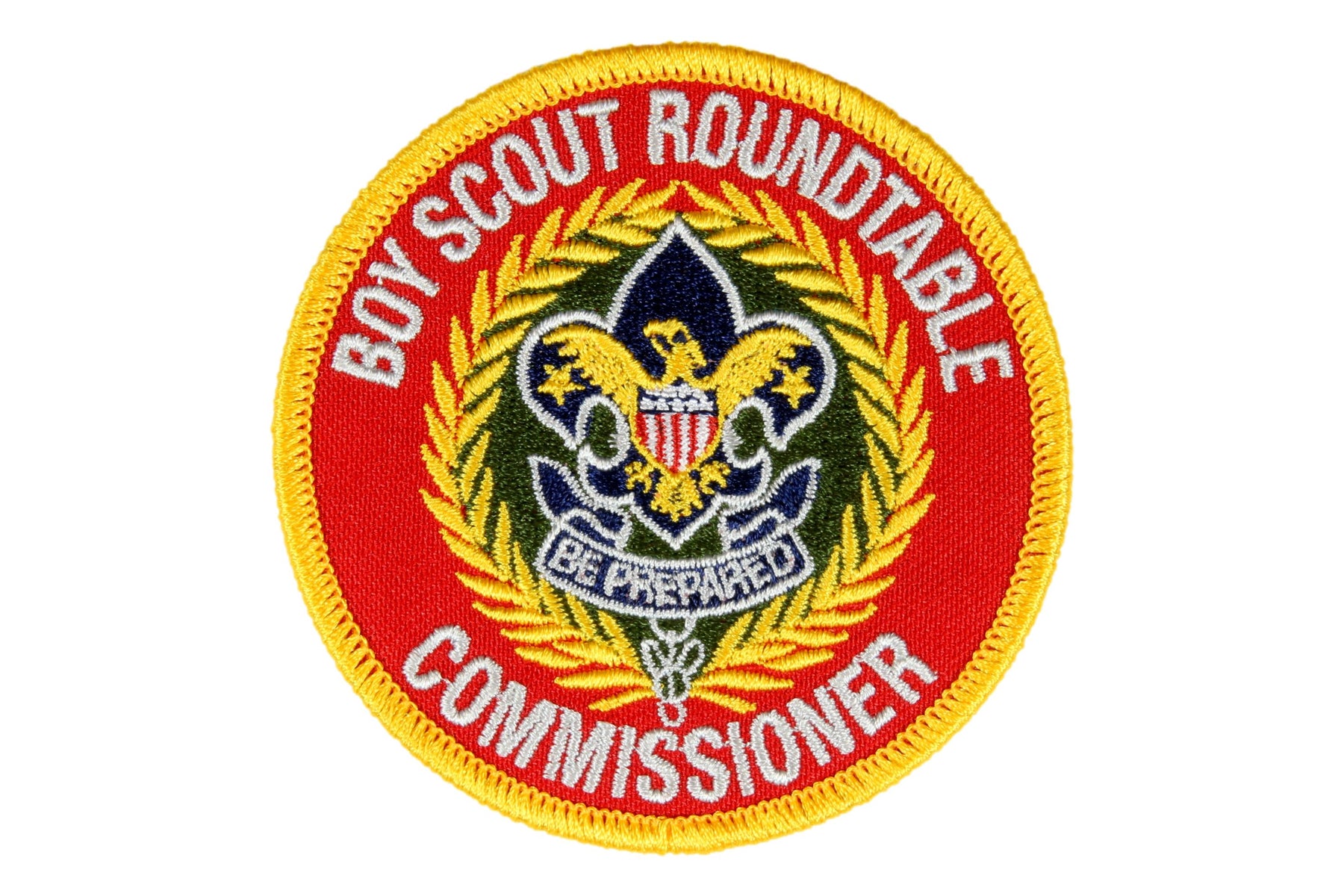 Boy Scout Roundtable Commissioner Patch - BSA Back