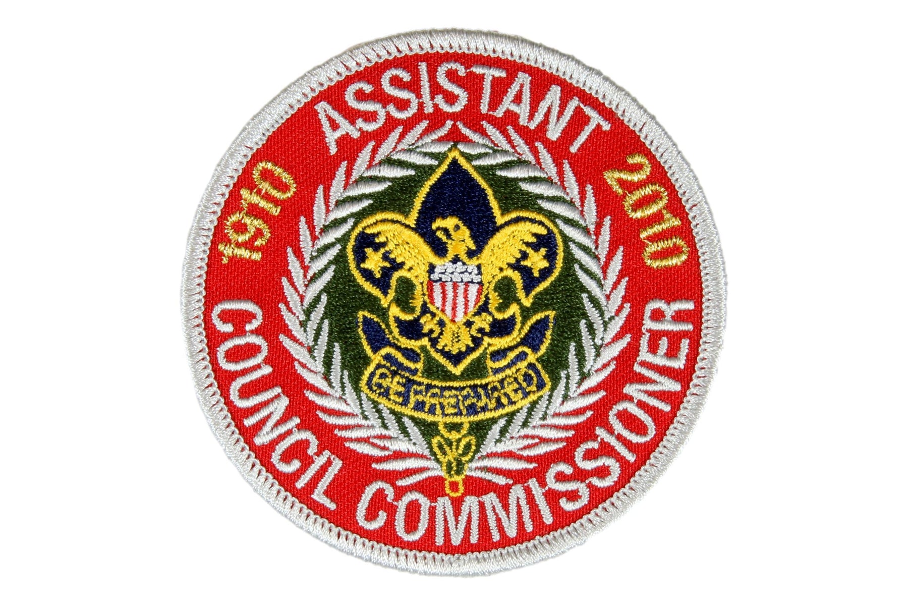 Assistant Council Commissioner Patch 1910-2010 BSA Back
