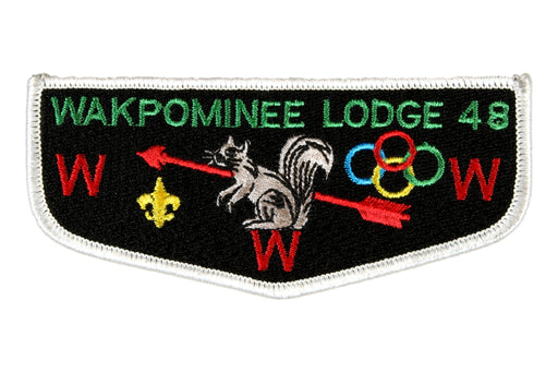 Lodge 48 Wakpominee Flap S-11a