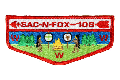 Lodge 108 Sac-N-Fox Flap S-11