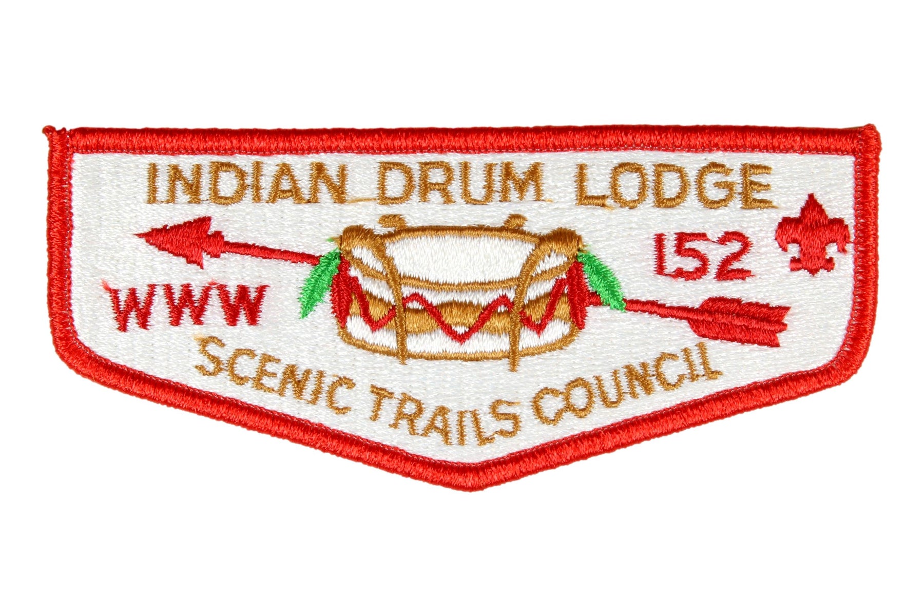 Lodge 152 Indian Drum Flap S-7