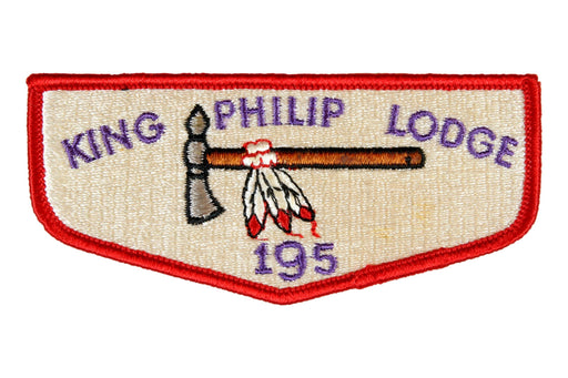 Lodge 195 king Philip Flap S-1a