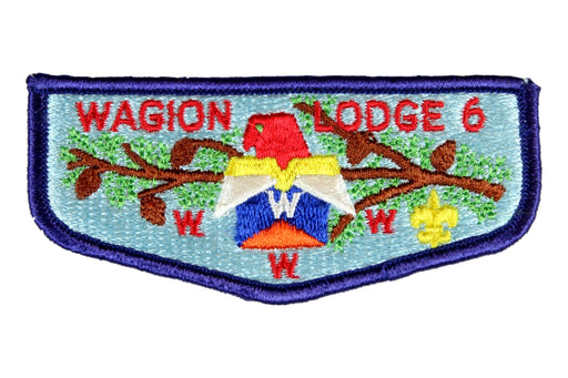Lodge 6 Wagion Patch Flap S-6b
