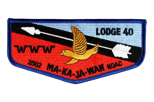 Lodge 40 Ma-Ka-Ja-Wan Flap S-42