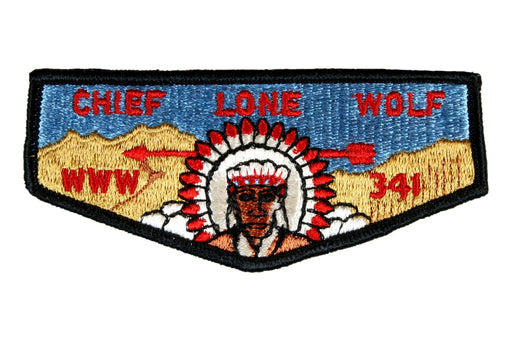 Lodge 341 Chief Lone Wolf Flap S-1b