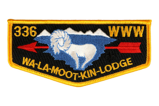 Lodge 336 Wa-La-Moot-Kin Flap S-13