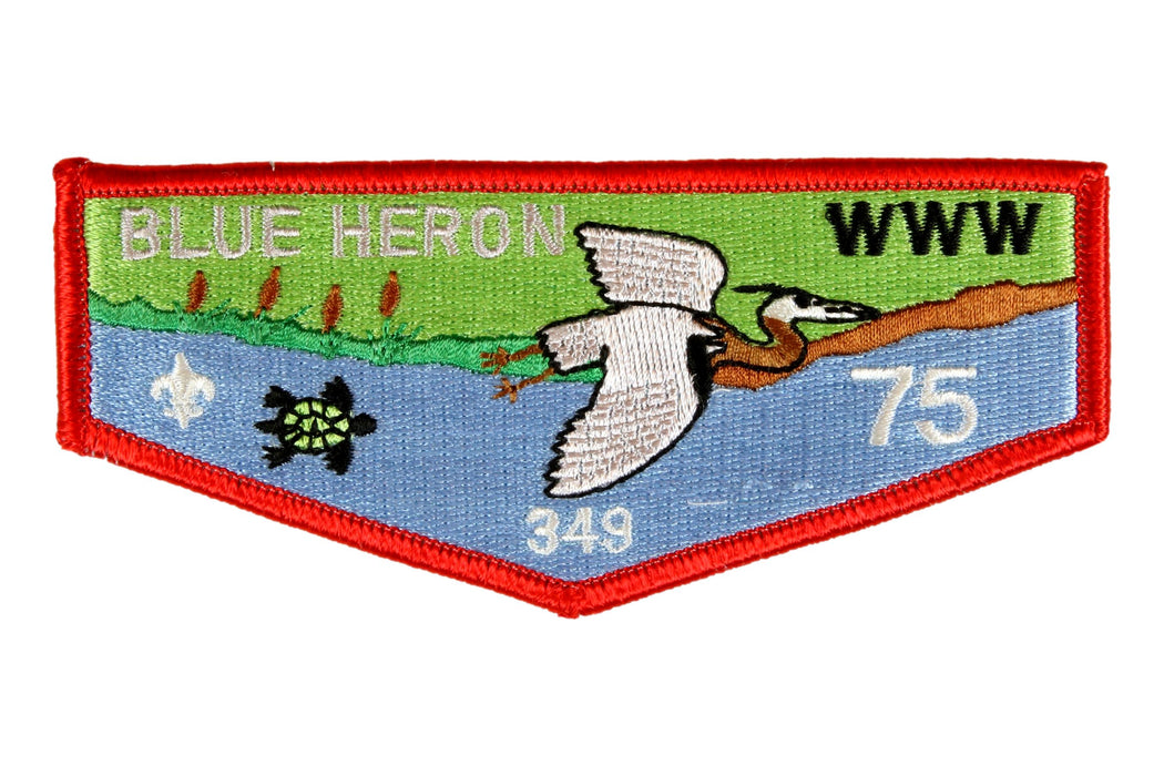 Lodge 349 Blue Heron Flap S-15