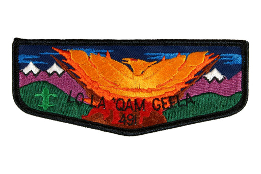 Lodge 491 Lo La 'Qam Geela Flap F-2a