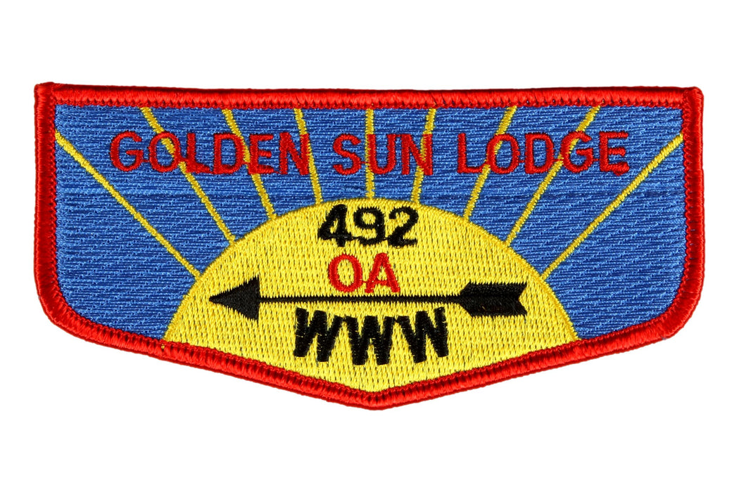 Lodge 492 Golden Sun Flap S-5a