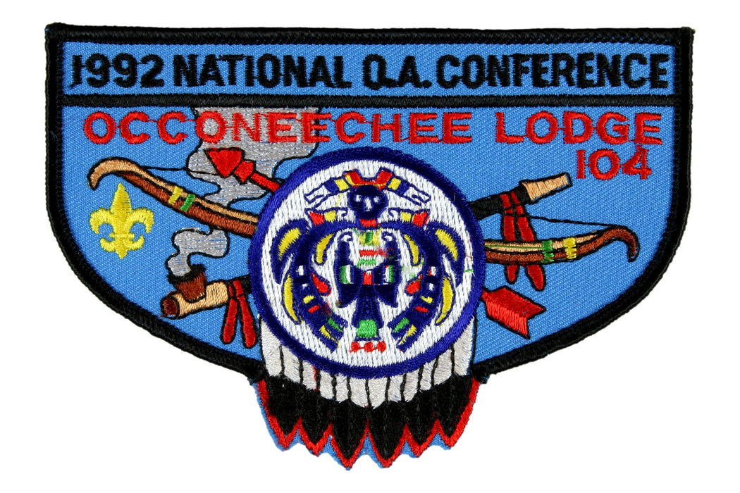 Lodge 104 Occoneechee Flap S-? 1992 NOAC