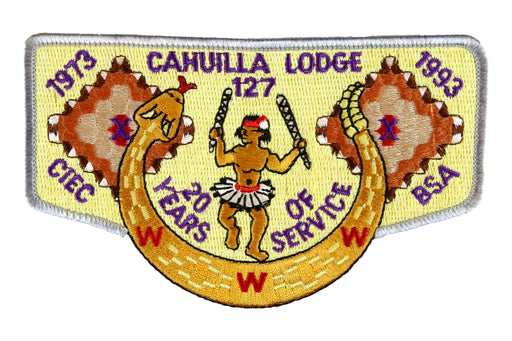 Lodge 127 Cahuilla Flap S-? 20th Anniversary
