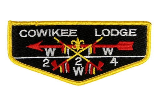 Lodge 224 Cowikee Flap S-? Thin fdl.