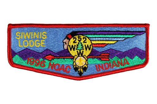 Lodge 252 Siwinis Flap S-28.  1996 NOAC