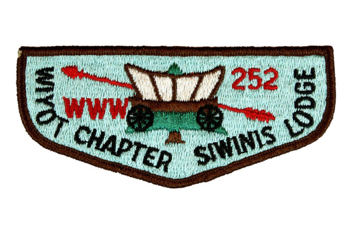 Lodge 252 Siwinis Flap Wiyot Chapter S-4