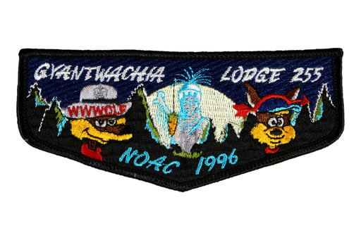 Lodge 255 Gyantwachia Flap S-17.  NOAC 1996