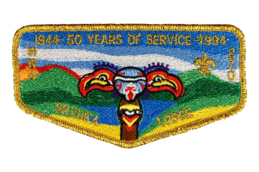 Lodge 270 Skyuka Flap S-? 50 years of Service