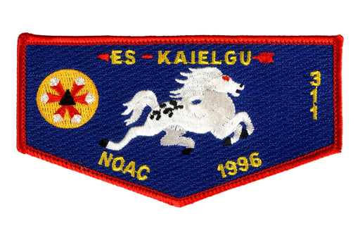 Lodge 311 Es Kaielgu  Flap S-5.  NOAC 1996