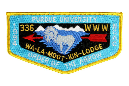 Lodge 336 Wa-La-Moot-Kin Flap S-18 NOAC 1994