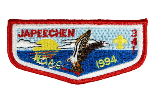 Lodge 341 Japeechen Flap S-? NOAC 1994