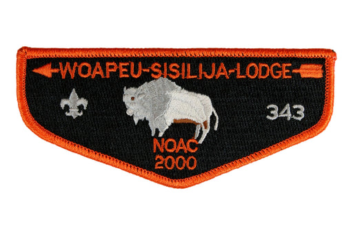 Lodge 343 Woapeu Sisilija Flap S-13 NOAC 2000