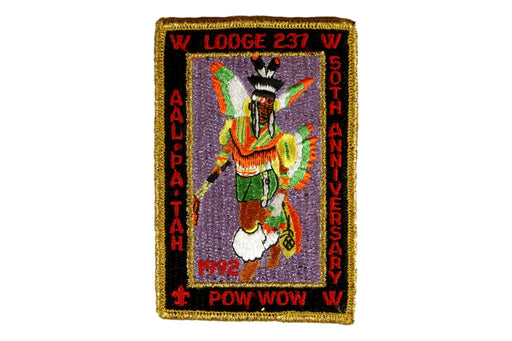Lodge 237 Aal-Pa-Tah Patch - 1992 Pow Wow