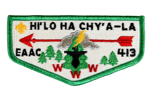 Lodge 413 Hi'lo Ha Chy'a-la Flap S-18