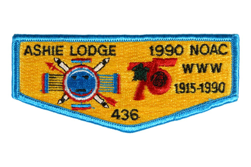 Lodge 436 Ashie Flap S-26 NOAC 1990