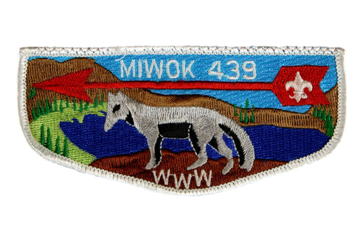 Lodge 439 Miwok Flap S-36.   Used