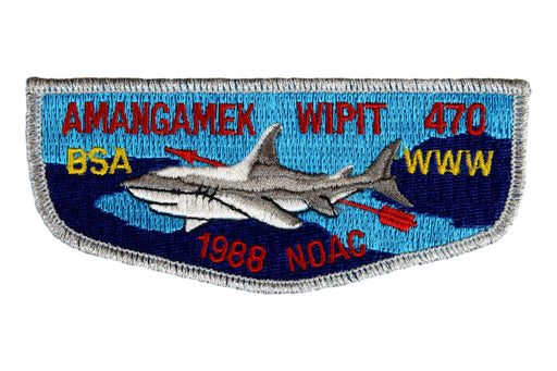 Lodge 470 Amangamek-Wipit Flap S-? NOAC 1988