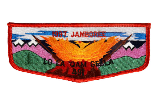 Lodge 491 Lo La 'Qam Geela Flap S-2 1997 Jamboree