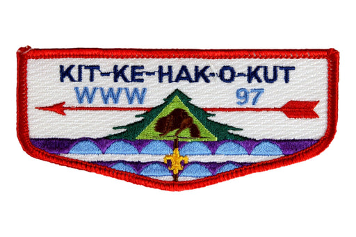 Lodge 97 Kit-Ke-Hak-O-Kut Flap S-? Purple peaks