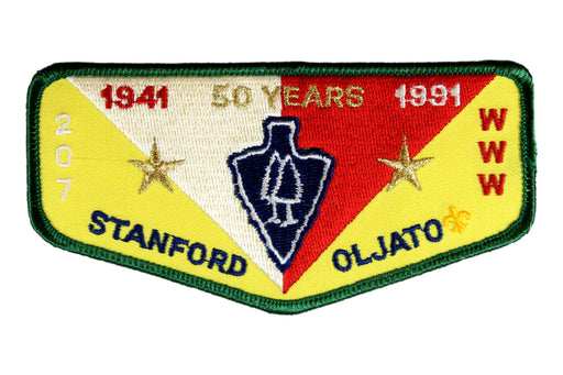 Lodge 207 Stanford Oljato Flap S-50th Anniversary