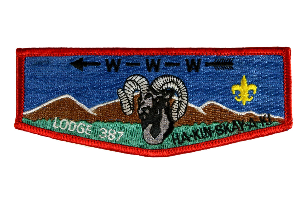 Lodge 387 Ha-Kin-Skay-A-Ki Flap S-17