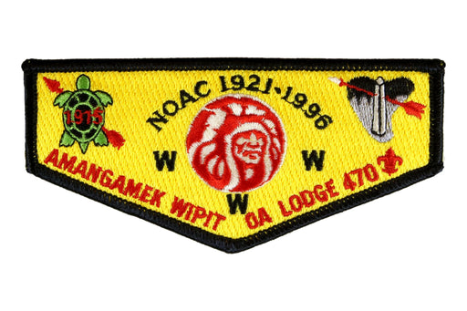 Lodge 470 Amangamek-Wipit Flap S-? 1996 NOAC