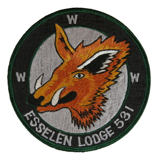 Lodge 531 Esselen Jacket Patch - Green Border