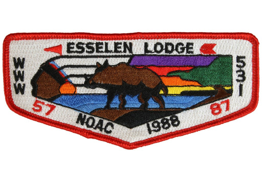 Lodge 531 Esselen Flap S-NOAC 1988