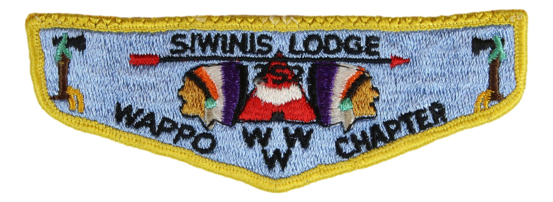 Lodge 252 Siwinis Flap S-? Wappo Chapter flap