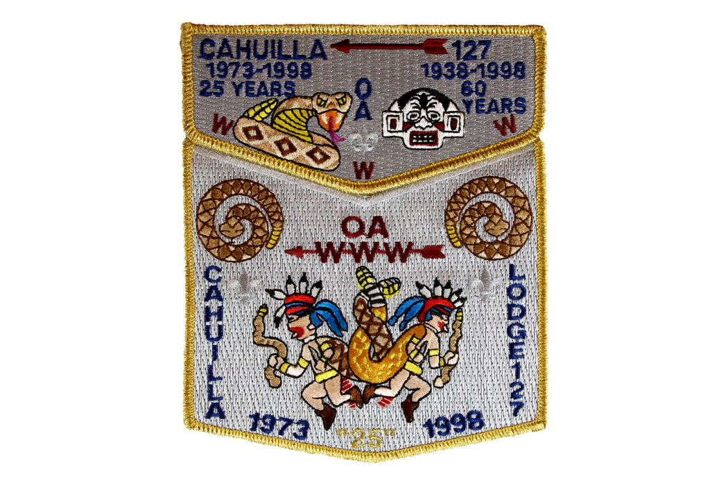 Lodge 127 Cahuilla Flap S- 25 Year Anniversary