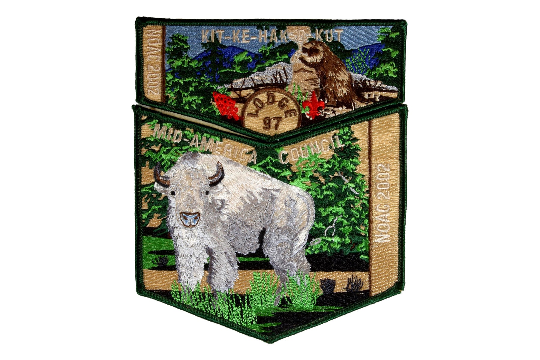 Lodge 97 Kit-Ke-Hak-O-Kut Flap S- NOAC 2002