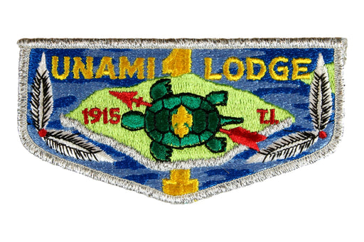 Lodge 1 Unami Flap S-? Silver Mylar Border