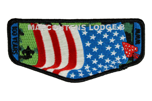 Lodge 8 Mascoutens Flap S-? Black border
