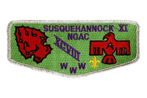 Lodge 11 Susquehannock Flap S-22 NOAC 1998