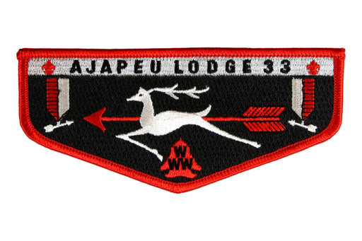 Lodge 33 Ajapeu  Flap S-?  Distinguished Service Award