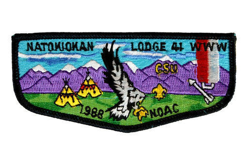 Lodge 41 Natokiokan Flap S-? 1988 NOAC