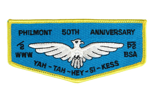 Lodge 66 Yah-Tah-Hey-Si-Kess Flap S-16 Philmont 50th Anniv.