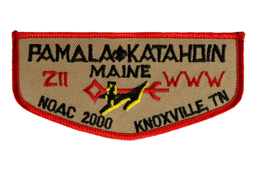 Lodge 211 Pamala Katahoin Flap F-13  NOAC 2000