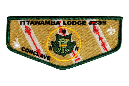 Lodge 235 Ittawamba Flap S-?  Conclave flap